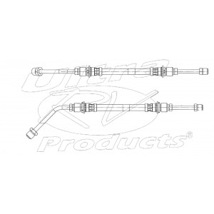 W0013404  -  Tube Asm - ABS Brake Booster Secondary (From M/C)
